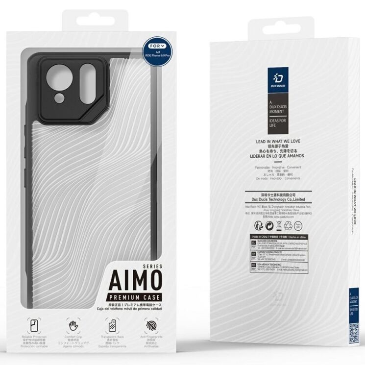 Защитный чехол DUX DUCIS Aimo Series для ASUS ROG Phone 9 / 9 Pro - Black: фото 13 из 13