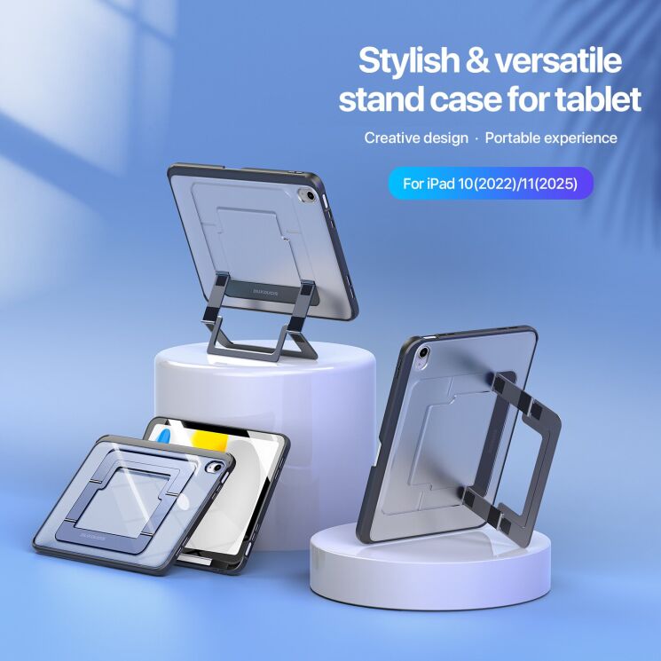 Захисний чохол DUX DUCIS Axis Series для iPad 10.9 (2022) / iPad 11 (2025) - Black: фото 7 з 14