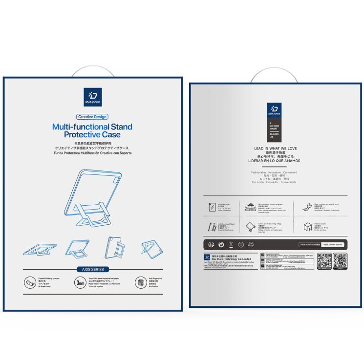 Захисний чохол DUX DUCIS Axis Series для iPad 10.9 (2022) / iPad 11 (2025) - Black: фото 14 з 14
