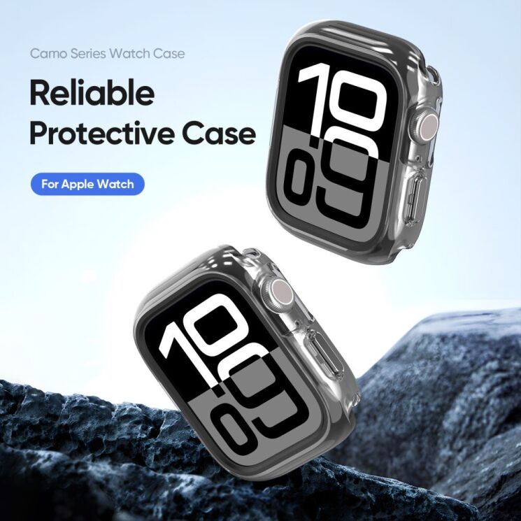 Защитный чехол DUX DUCIS Camo Series для Apple Watch 41 mm (7 / 8 / 9 Series) - White: фото 3 из 11