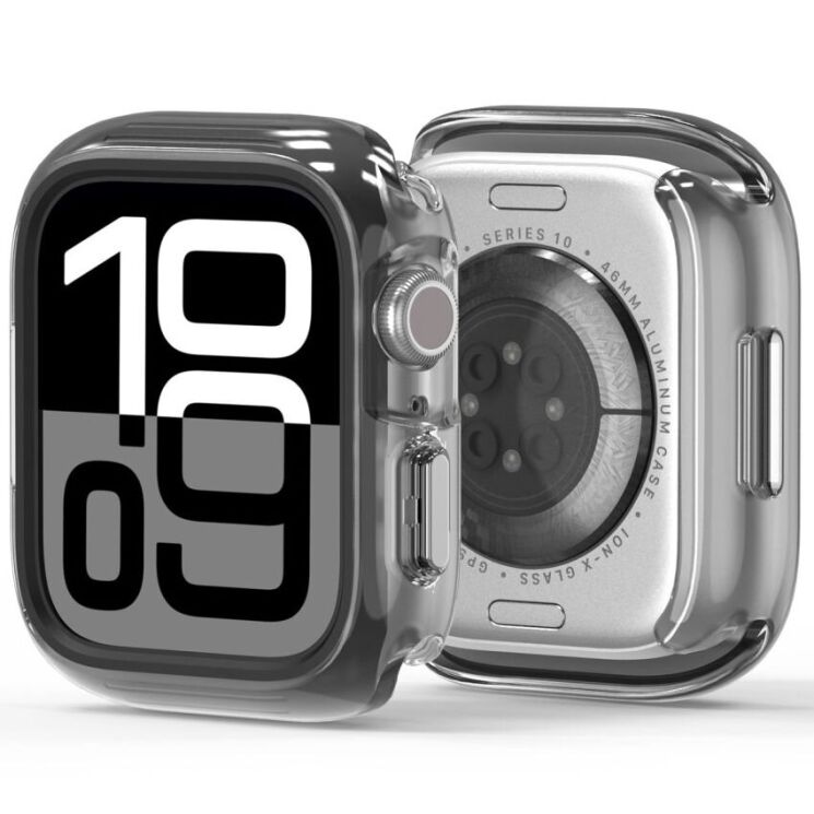 Защитный чехол DUX DUCIS Camo Series для Apple Watch 41 mm (7 / 8 / 9 Series) - Black: фото 2 из 11