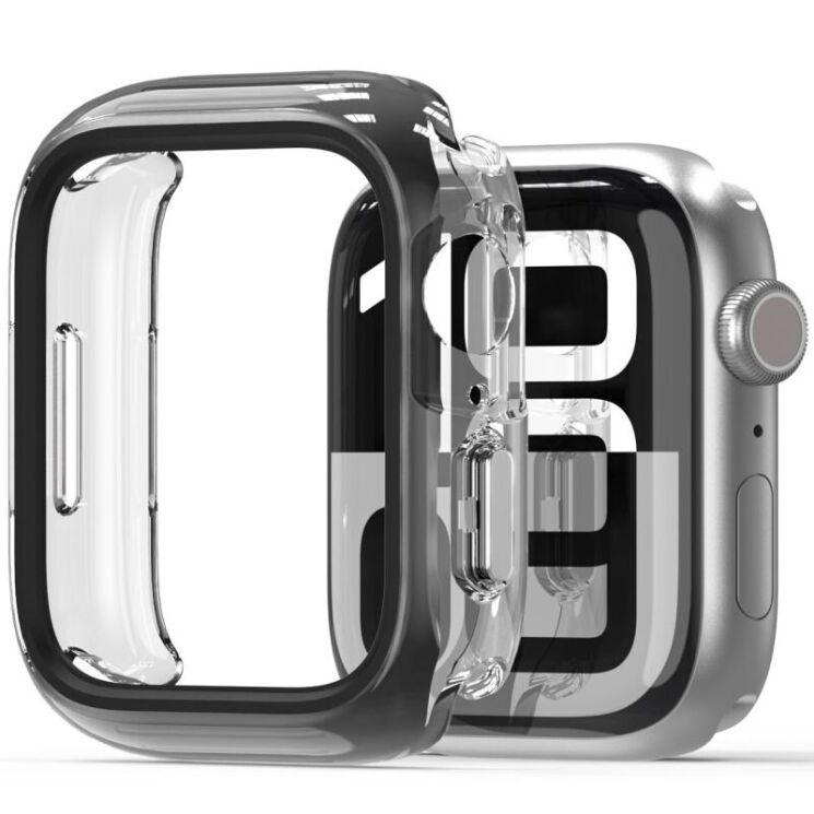 Защитный чехол DUX DUCIS Camo Series для Apple Watch 41 mm (7 / 8 / 9 Series) - Black: фото 1 из 11