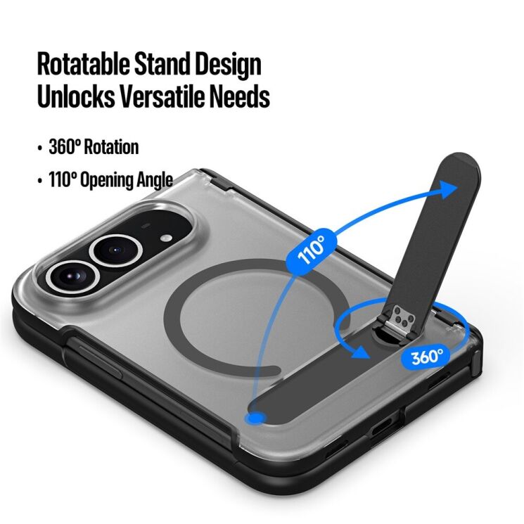 Захисний чохол Dux Ducis Horizon MagStand для iPhone Duo - Blue: фото 8 з 14