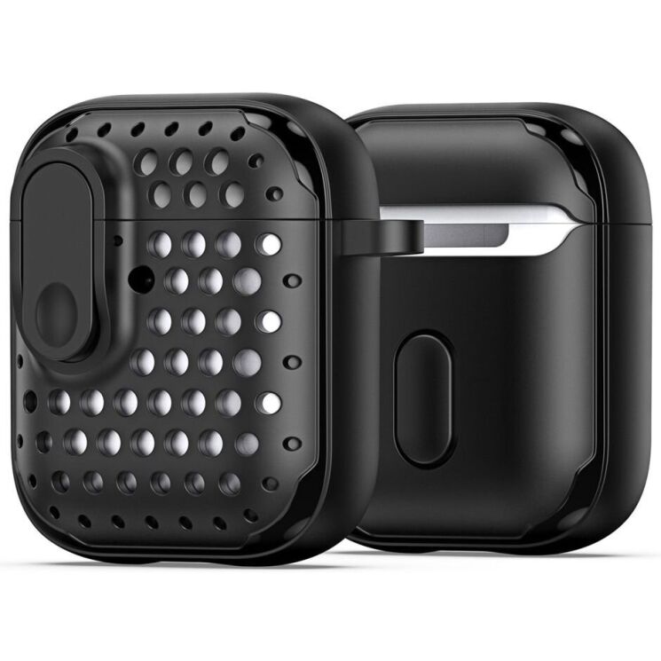 Защитный чехол DUX DUCIS PECM Series для Apple AirPods 1 / 2 - Black: фото 2 из 19