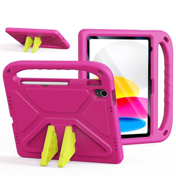 Защитный чехол DUX DUCIS Puff Series для Apple iPad 10.9 (2022) / iPad 11 (2025) - Pink: фото 1 из 9