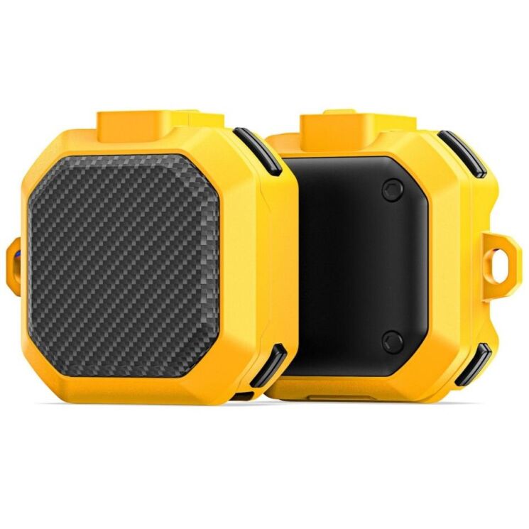 Защитный чехол DUX DUCIS SECF Series для Samsung Galaxy Buds Live / Buds Pro / Buds 2 / Buds 2 Pro / Buds FE - Yellow: фото 1 из 11