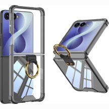 Захисний чохол GKK Aero Pulse для Samsung Galaxy Flip 8 - Transparent Black: фото 1 з 6