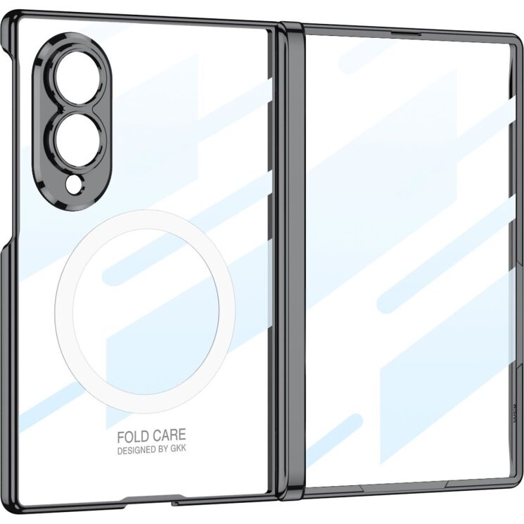Захисний чохол GKK Clear MagShield для Samsung Galaxy Fold 8 - Black: фото 1 з 4