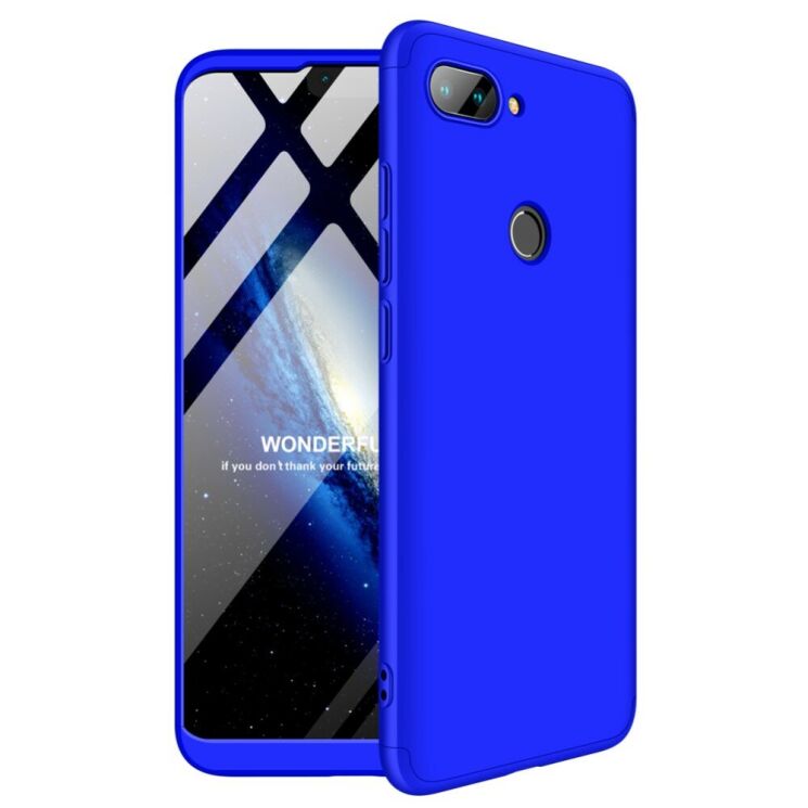 Захисний чохол GKK Double Dip Case для Xiaomi Mi 8 Lite - Blue: фото 1 з 15