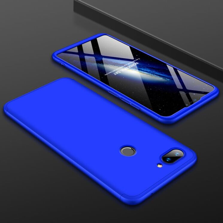 Захисний чохол GKK Double Dip Case для Xiaomi Mi 8 Lite - Blue: фото 8 з 15