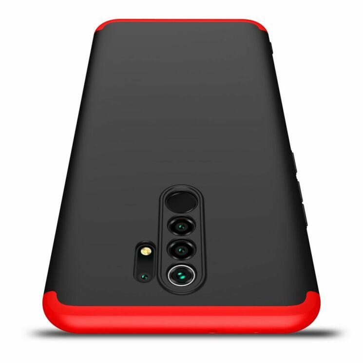 Защитный чехол GKK Double Dip Case для Xiaomi Redmi 9 - Black / Red: фото 4 из 15