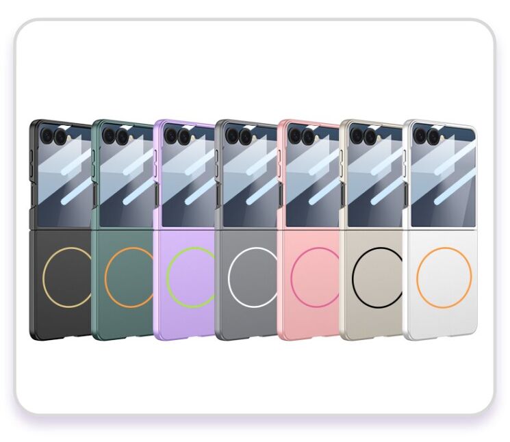 Защитный чехол GKK UltraThin Magnetic для Samsung Galaxy Flip 7 - Purple: фото 2 из 8