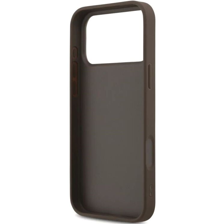 Захисний чохол Guess 4G Classic для iPhone 18 Pro / 17 Pro (GUHCP18LG4GFBR) - Brown: фото 6 з 7