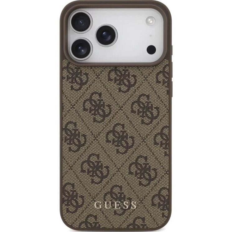 Захисний чохол Guess 4G Classic для iPhone 18 Pro / 17 Pro (GUHCP18LG4GFBR) - Brown: фото 2 з 7