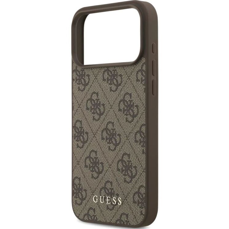 Захисний чохол Guess 4G Classic для iPhone 18 Pro / 17 Pro (GUHCP18LG4GFBR) - Brown: фото 5 з 7