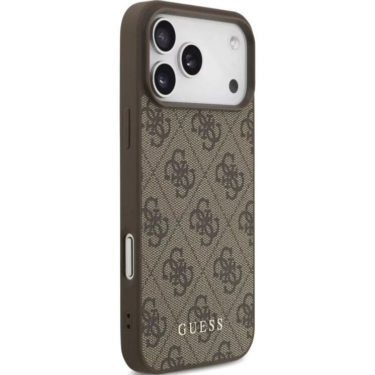 Захисний чохол Guess 4G Classic для iPhone 18 Pro / 17 Pro (GUHCP18LG4GFBR) - Brown: фото 3 з 7