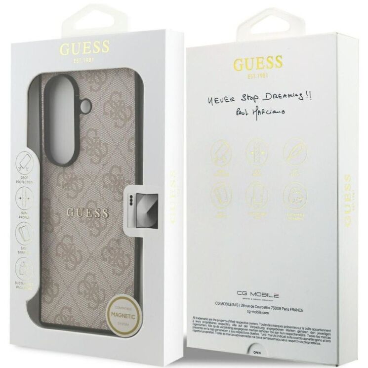 Захисний чохол Guess 4G Classic MagSafe для Samsung Galaxy Fold 7 (GUHMZFD7P4MSEGCP) - Pink: фото 8 з 9