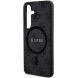Защитный чехол Guess Leather Metal Logo MagSafe для Samsung Galaxy S24 Plus (S926) - Black (347050B). Фото 4 из 5