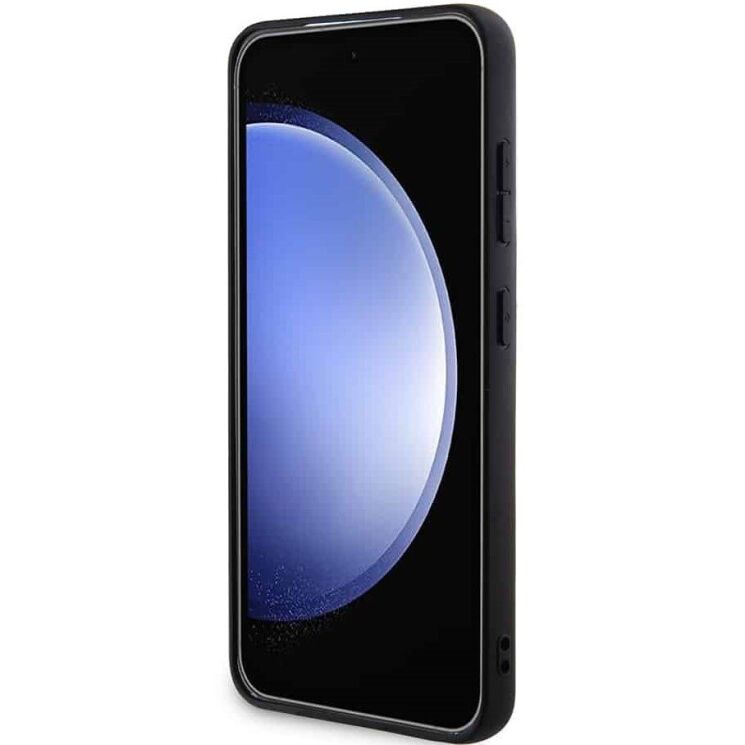 Защитный чехол Guess Leather Metal Logo MagSafe для Samsung Galaxy S24 Plus (S926) - Black: фото 2 из 5