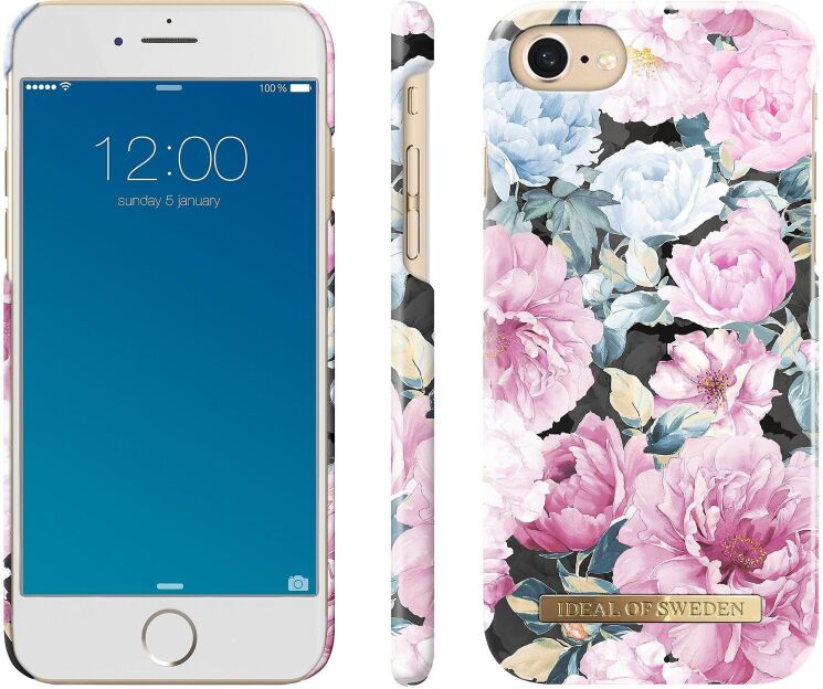 Защитный чехол iDeal Of Sweden Printed Case для Apple iPhone 7 / iPhone 8 / iPhone SE 2 / 3 (2020 / 2022) - Peony Garden: фото 2 из 4