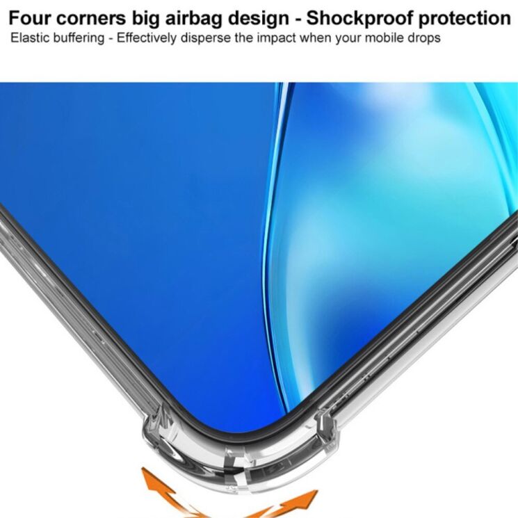 Защитный чехол IMAK Airbag MAX Case для Samsung Galaxy Flip 6 - Transparent: фото 6 из 8