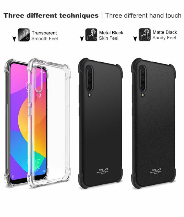 Защитный чехол IMAK Airbag MAX Case для Xiaomi Mi CC9e / Mi A3 - Matte Black: фото 8 из 13