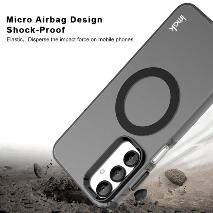 Защитный чехол IMAK Candy Series Magnetic для Samsung Galaxy A16 (A165) - Black: фото 5 из 10