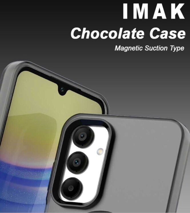 Защитный чехол IMAK Candy Series Magnetic для Samsung Galaxy A16 (A165) - Black: фото 7 из 10