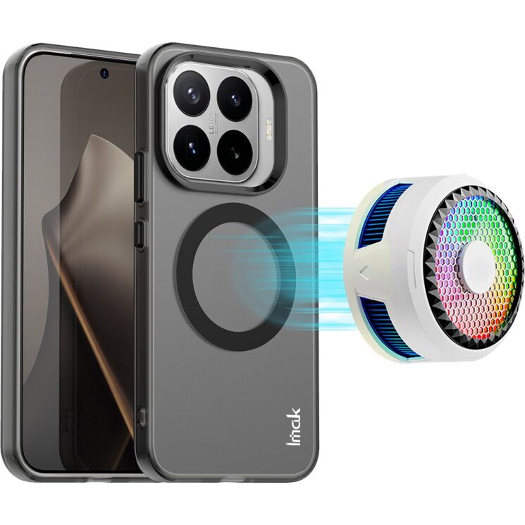 Защитный чехол IMAK Candy Series Magnetic для Xiaomi 17T - Black: фото 2 из 9