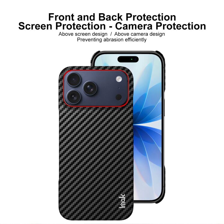 Защитный чехол IMAK Carbon Guard для Apple iPhone 18 Pro Max / 17 Pro Max - Carbon Fiber (423890C) Защитный чехол IMAK Carbon Guard для Apple iPhone 18 Pro Max / 17 Pro Max - Carbon Fiber: фото 6 из 8