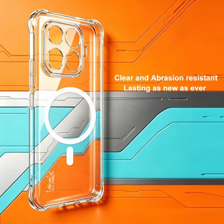 Захисний чохол IMAK Space Shield MagSafe для Xiaomi 17T Pro - Transparent: фото 4 з 11