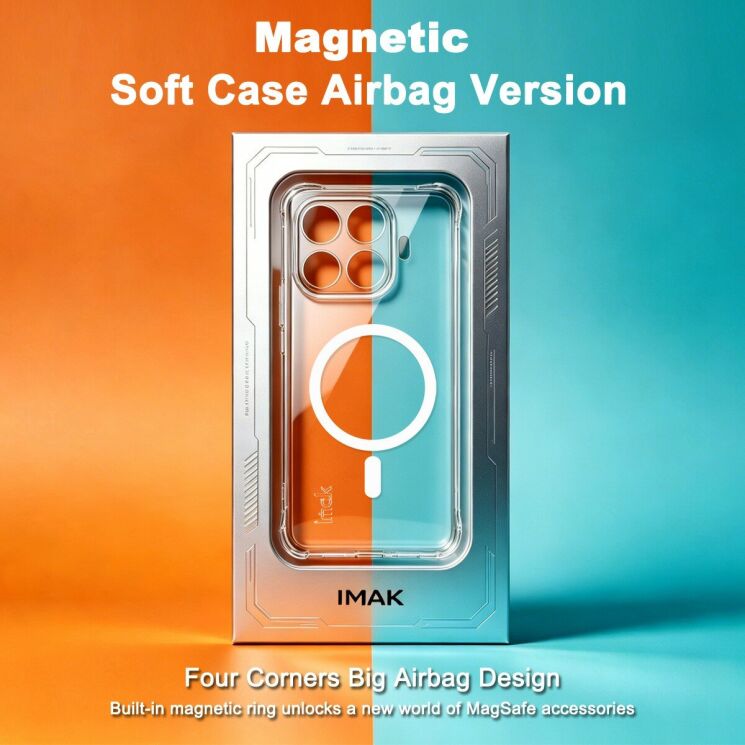 Захисний чохол IMAK Space Shield MagSafe для Xiaomi 17T Pro - Transparent: фото 3 з 11