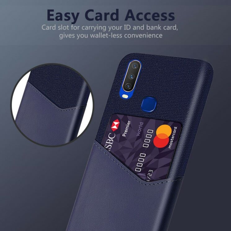 Защитный чехол KSQ Business Pocket для VIVO Y17 - Dark Blue: фото 4 из 4
