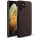 Защитный чехол KSQ Cloth Style для Samsung Galaxy S22 Ultra - Brown (289906Z). Фото 1 из 6