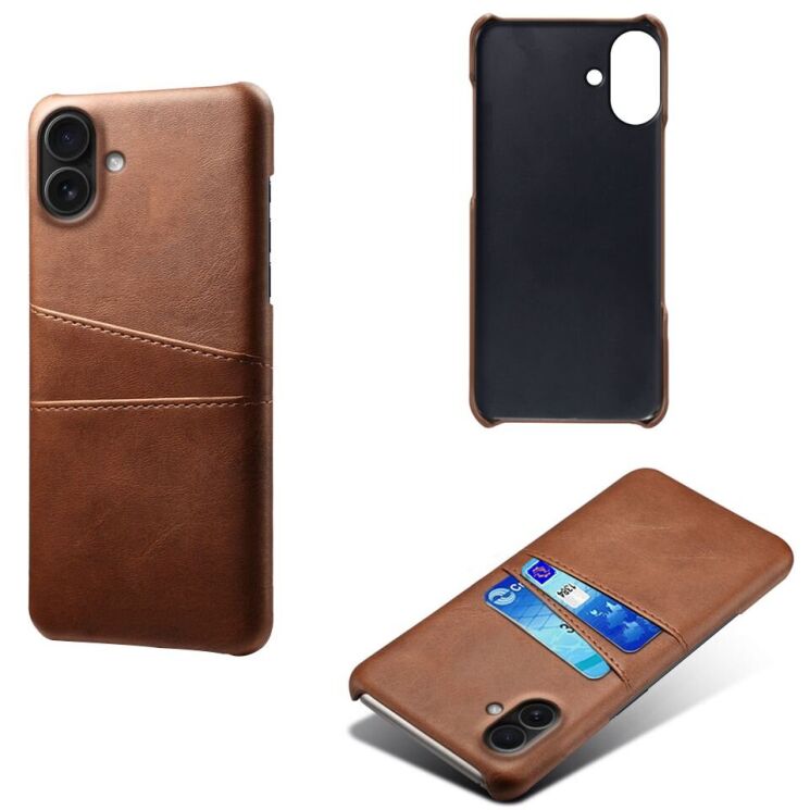 Захисний чохол KSQ Pocket Case для Apple iPhone 17 - Brown: фото 2 з 5
