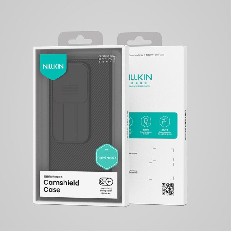 Защитный чехол NILLKIN CamShield Pro для Xiaomi Redmi Note 14 5G - Blue: фото 14 из 14