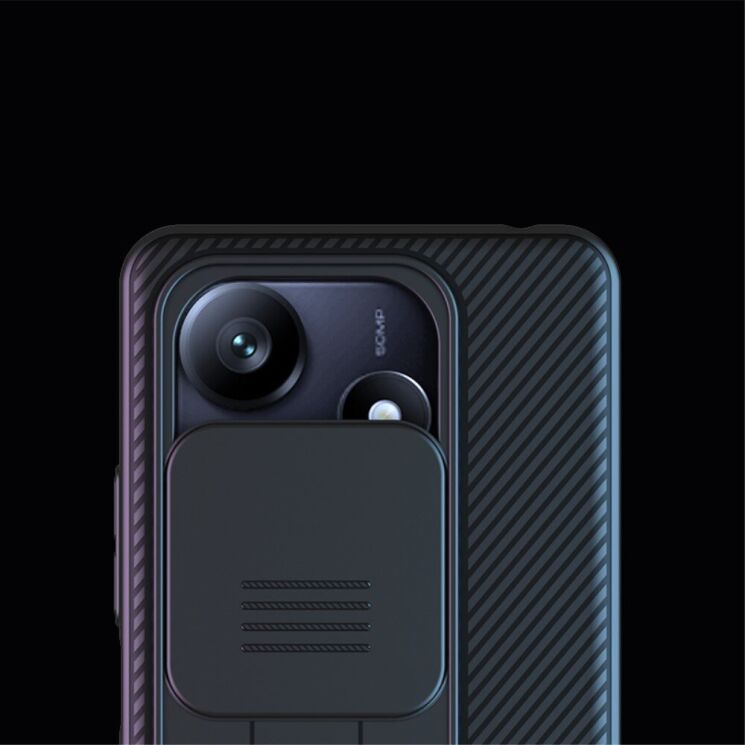 Защитный чехол NILLKIN CamShield Pro для Xiaomi Redmi Note 14 5G - Blue: фото 6 из 14
