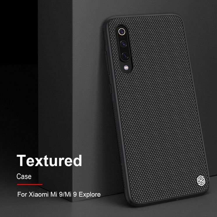 Защитный чехол NILLKIN Textured Hybrid для Xiaomi Mi 9 - Black: фото 1 из 16