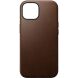 Захисний чохол Nomad Modern Leather Case для Apple iPhone 15 - Brown (339970Z). Фото 4 з 14