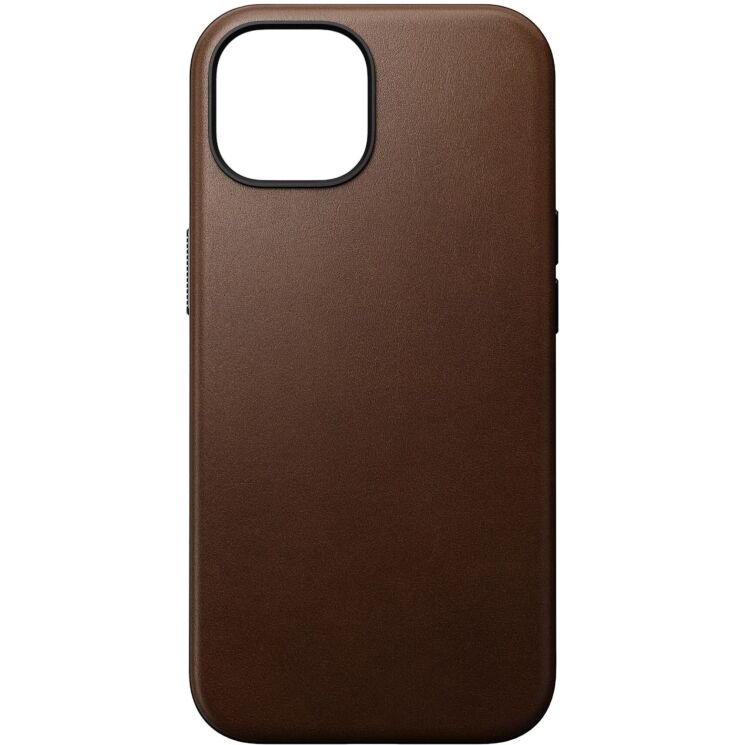 Захисний чохол Nomad Modern Leather Case для Apple iPhone 15 - Brown: фото 4 з 14