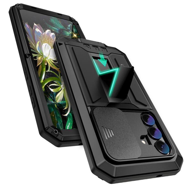 Защитный чехол R-JUST Armadillo для Samsung Galaxy S26 (S942) - Black: фото 2 из 9