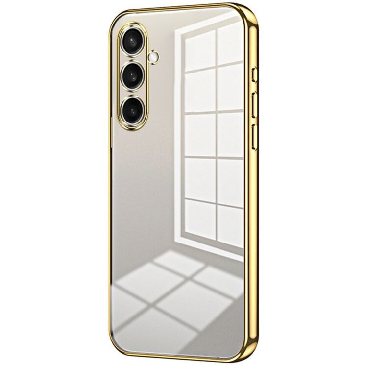Защитный чехол Reframe Electroplating Frame для Samsung Galaxy A57 (A576) - Gold: фото 1 из 7