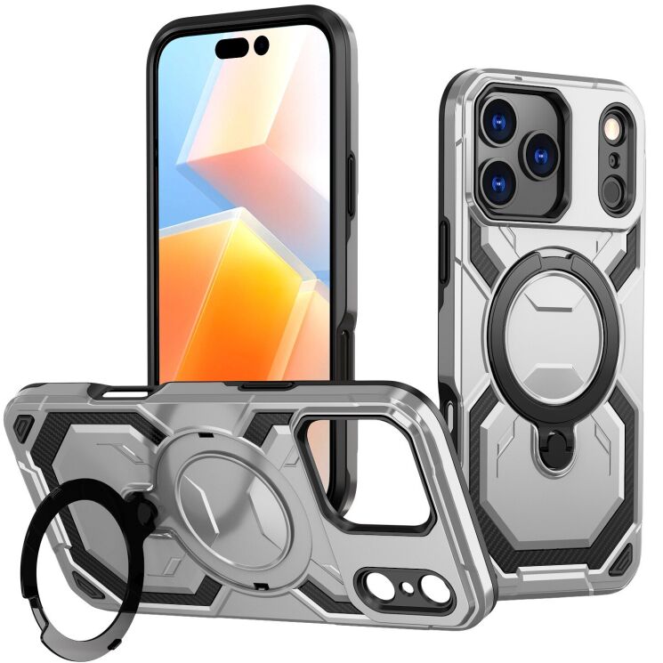 Захисний чохол Reframe Hybrid Magnetic для iPhone 17 Pro - Grey: фото 1 з 7