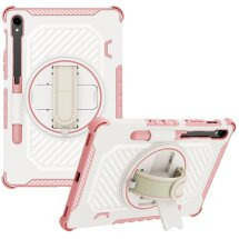 Захисний чохол Reframe Kickstand Strap для Samsung Galaxy Tab S7 / S8 / S9 / S9 FE (T870/T875/X700/X706/X710/X716/X510) - Pink: фото 1 з 18