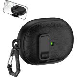 Захисний чохол Reframe Leather Texture для Huawei FreeBuds Pro 5 - Black: фото 1 з 8
