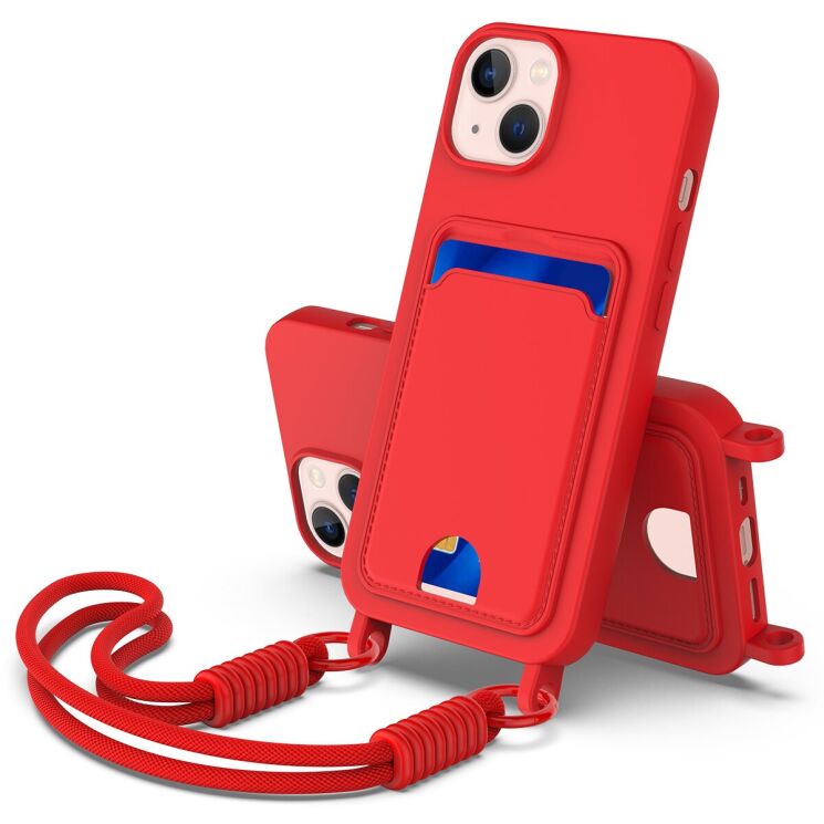 Захисний чохол Reframe Silicone Holder для Apple iPhone 13 / iPhone 14 - Red: фото 1 з 7