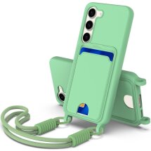 Защитный чехол Reframe Silicone Holder для Samsung Galaxy S23 (S911) - Green: фото 1 из 8