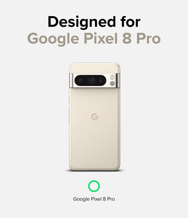 Защитный чехол Ringke Fusion для Google Pixel 8 Pro (8809961781100) - Matte Clear: фото 3 из 14