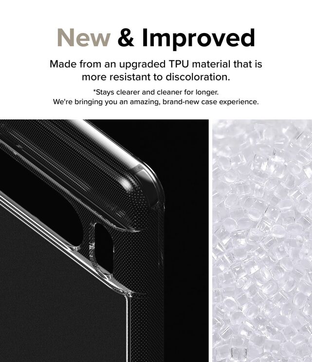 Защитный чехол Ringke Fusion для Google Pixel 8 Pro (8809961781100) - Matte Clear: фото 5 из 14