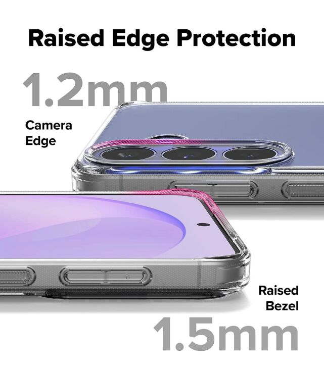 Защитный чехол Ringke Fusion для Samsung Galaxy S26 FE (8800380463653) - Matte Clear: фото 7 из 14